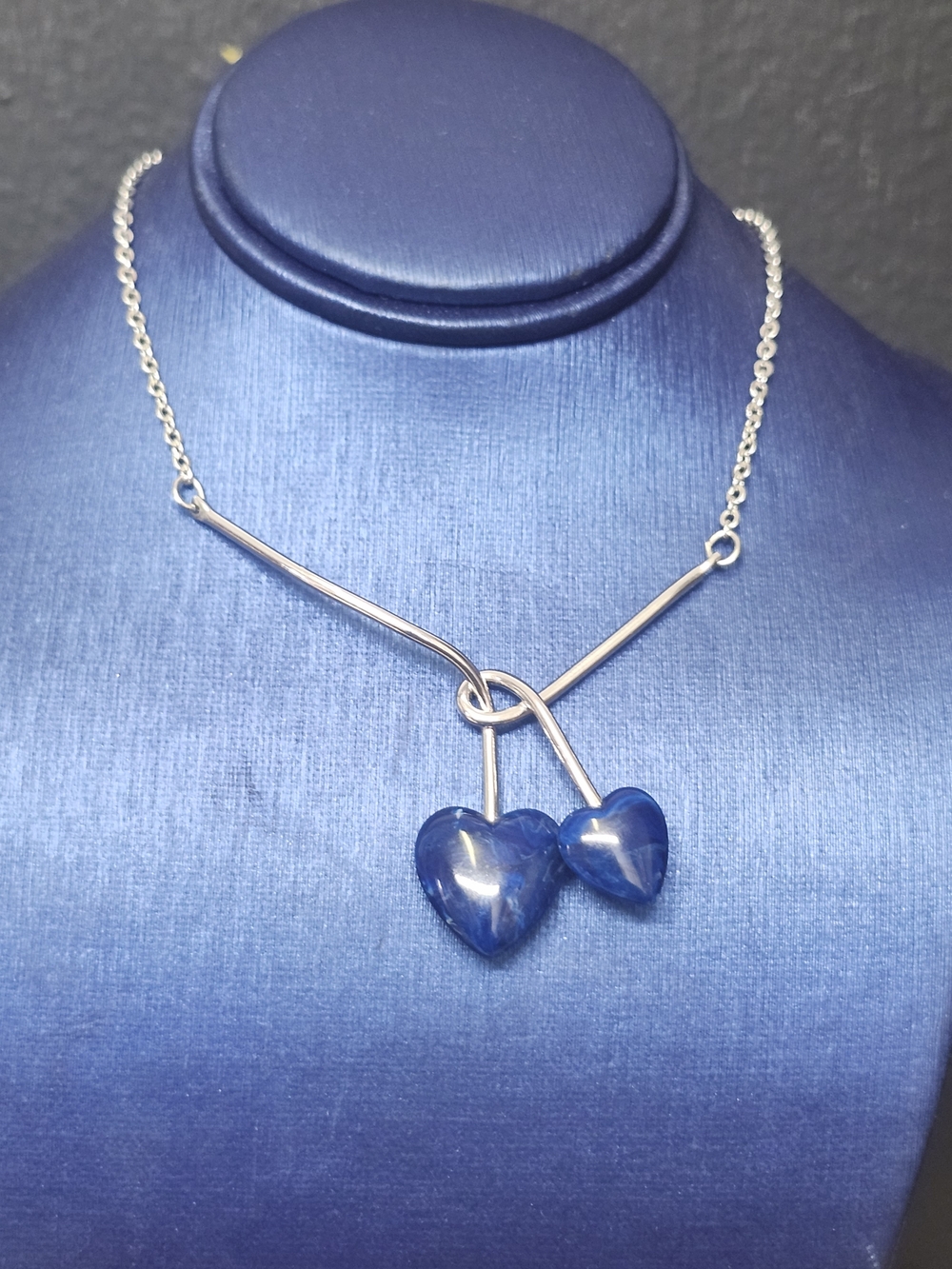 vintage Sarah Coventry Duo Heart necklace